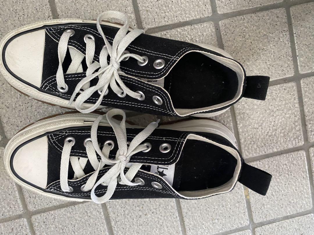 コンバース　converse 厚底　オールスター　スニーカー　23.5cm