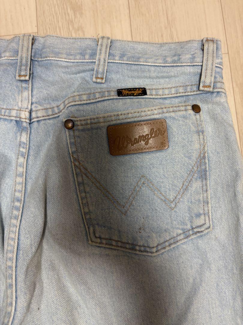 Wrangler ライトブルー ストレートデニム