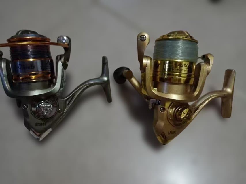 ワカサギリール シルバー ゴールド セット