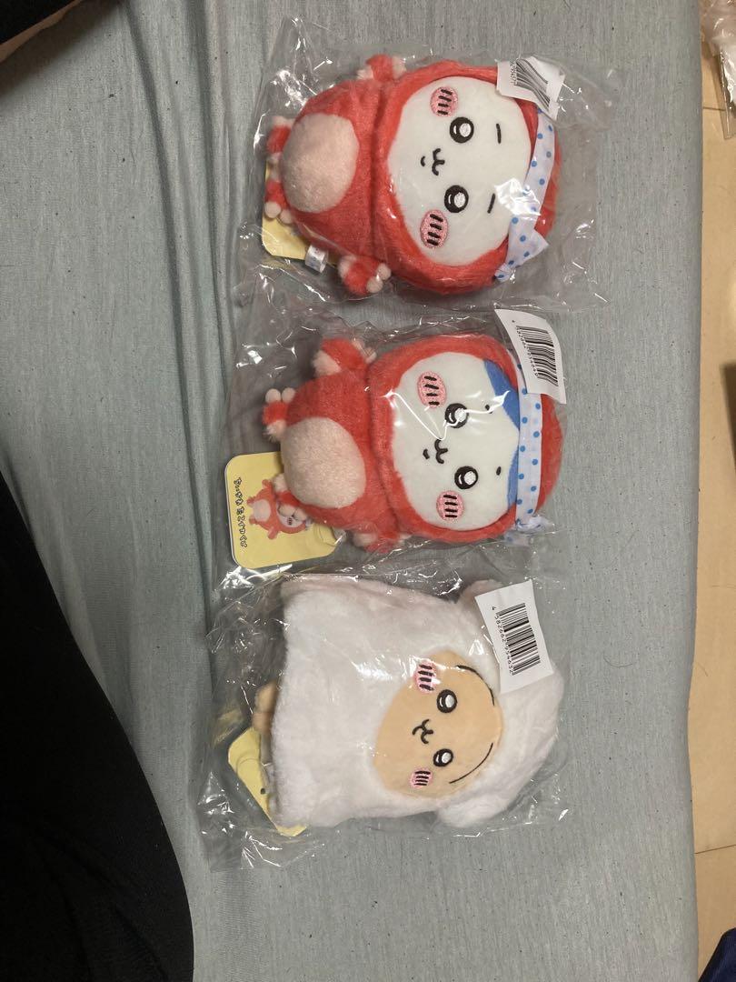ちいかわ たこイカくじ C賞 ちいかわ、はちわれ、うさぎ 3点