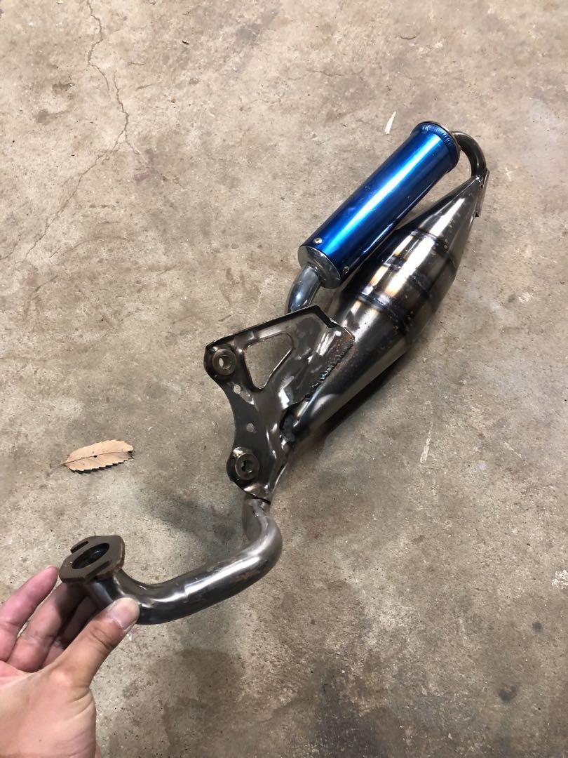 ホンダ　ライブDIO ライブDIOZX 社外チャンバー　中古　クレタク　AF35