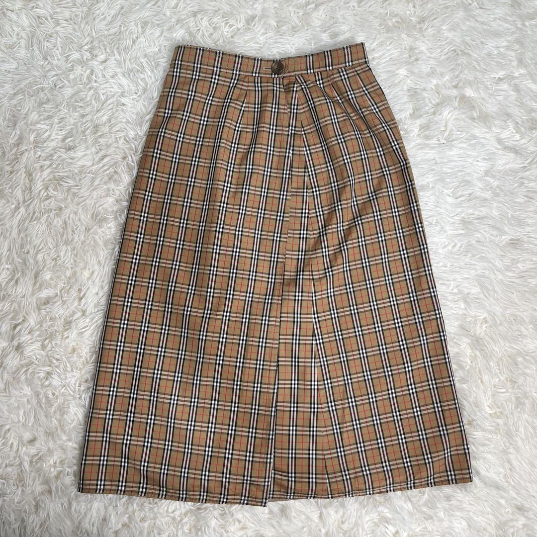 バーバリー BURBERRY ラップスカート リバーシブル ノバチェック