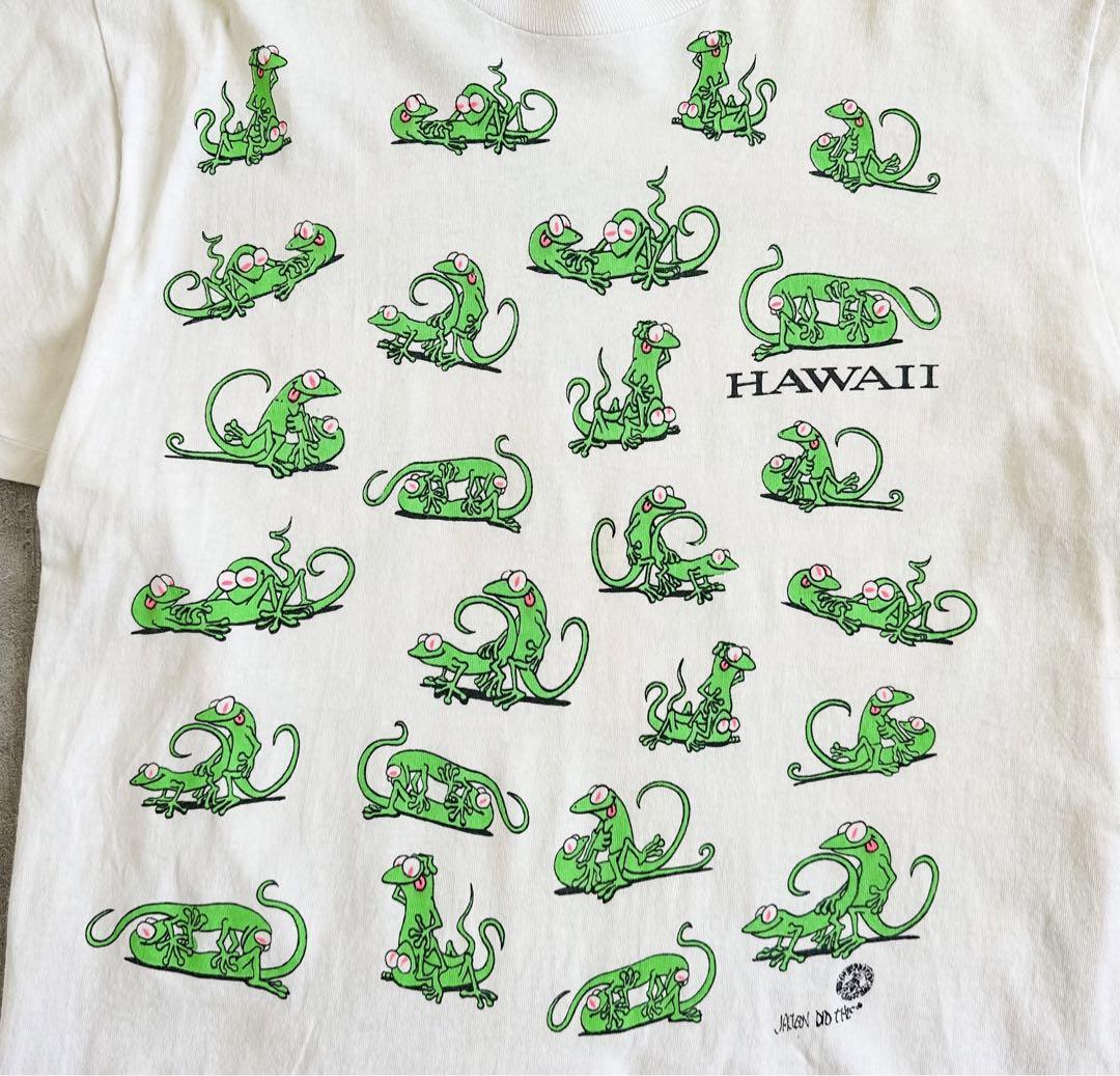 90's トカゲ 四十八手 48手 プリント エロT SEX Tシャツ tee