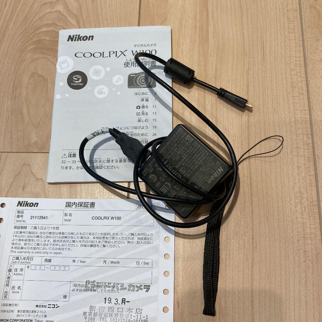 Nikon COOLPIX W100 BLUE ofqc7-m24764337135 最新作人気
