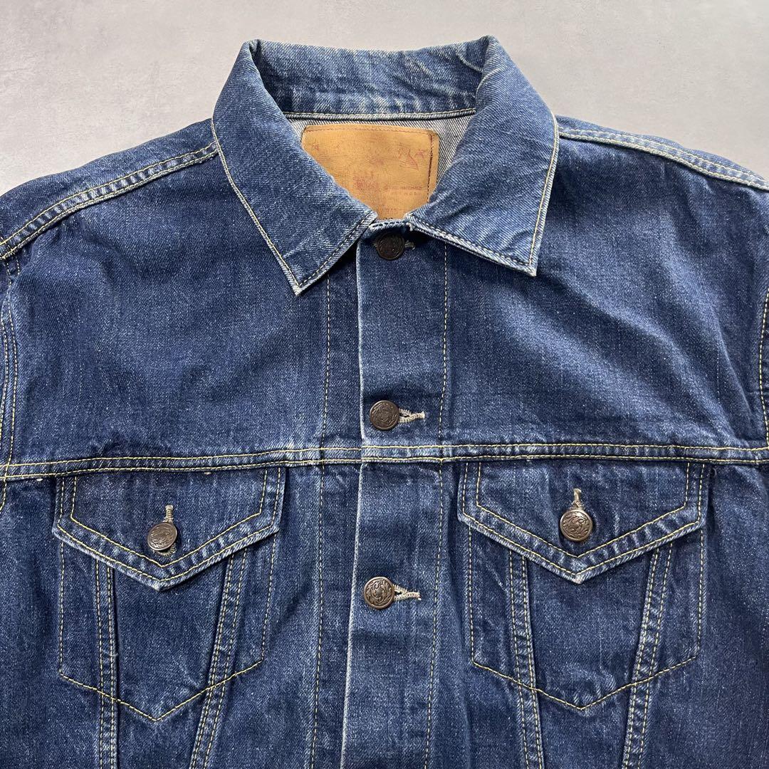 ◎60s 初期 BIGSTONE USA製 デニムジャケット BIGE 70s