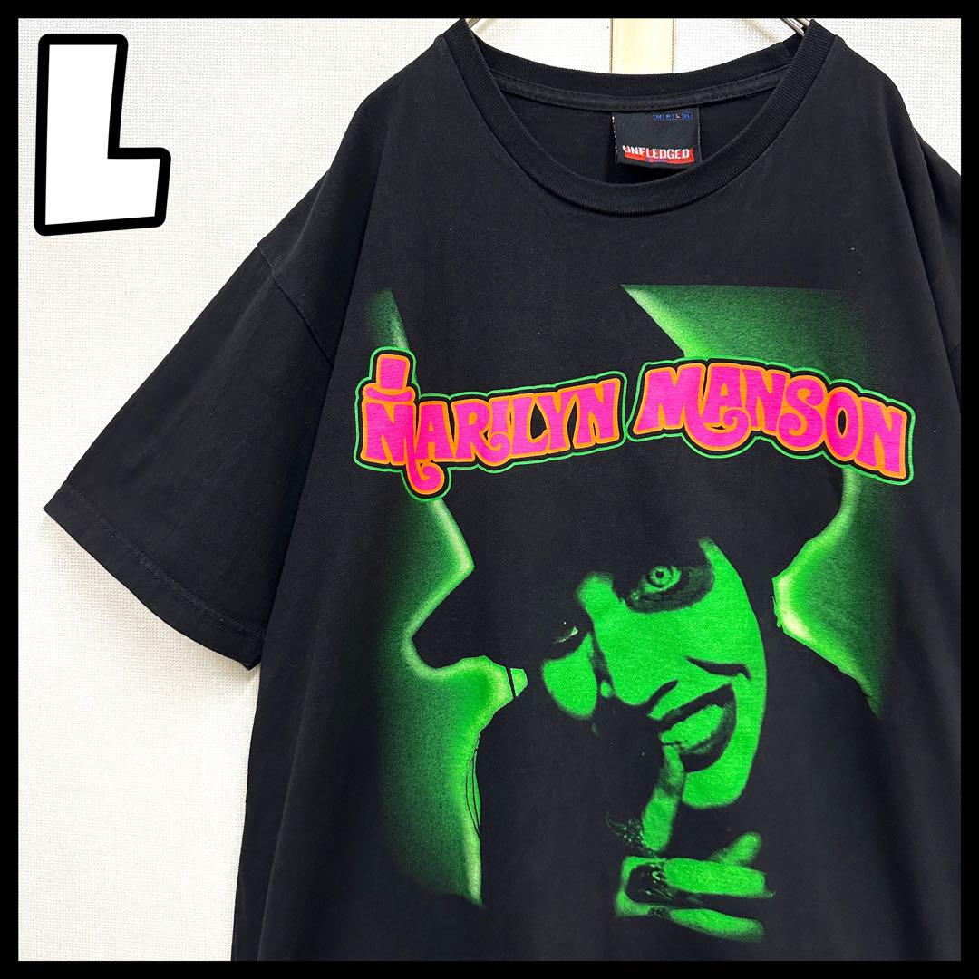 マリリンマンソンtシャツ　marilyn manson ロックt