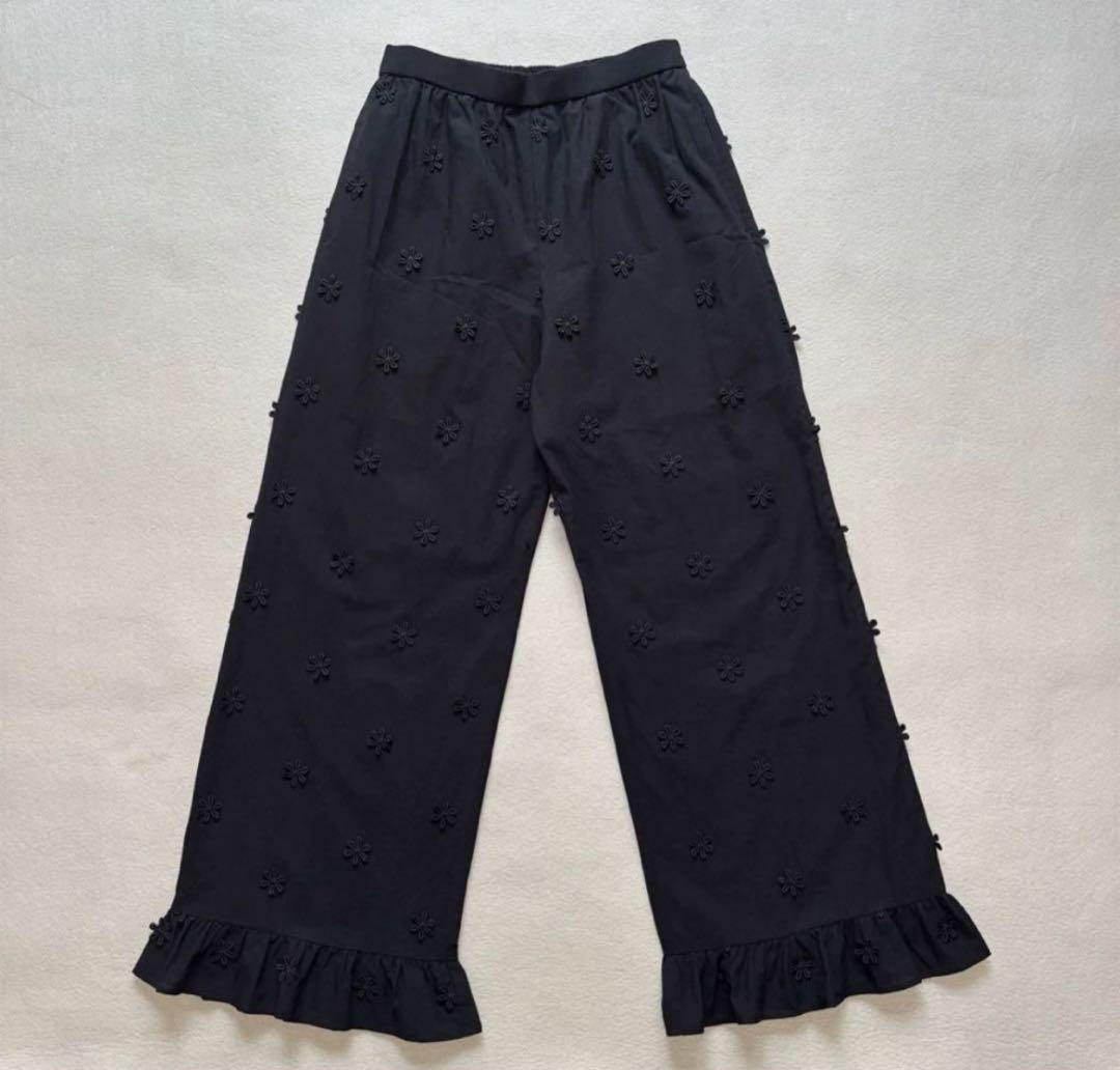 gypsohila Floret pants ブラック Gypsohila ジプソフィア Floret Pants - メルカリ