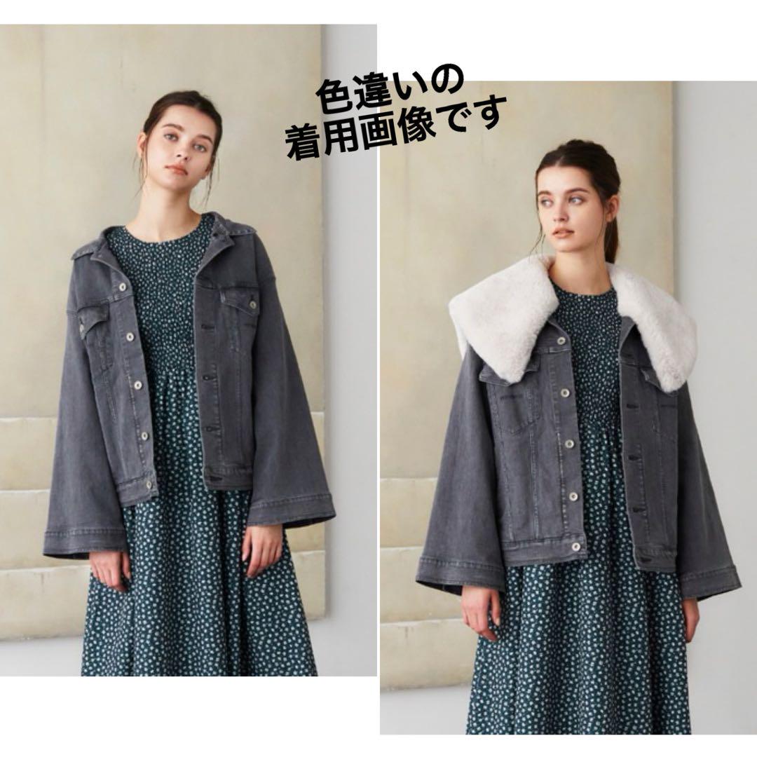 美品！COEL × YANUK ファーデニムジャケット コラボ　Gジャン コエル