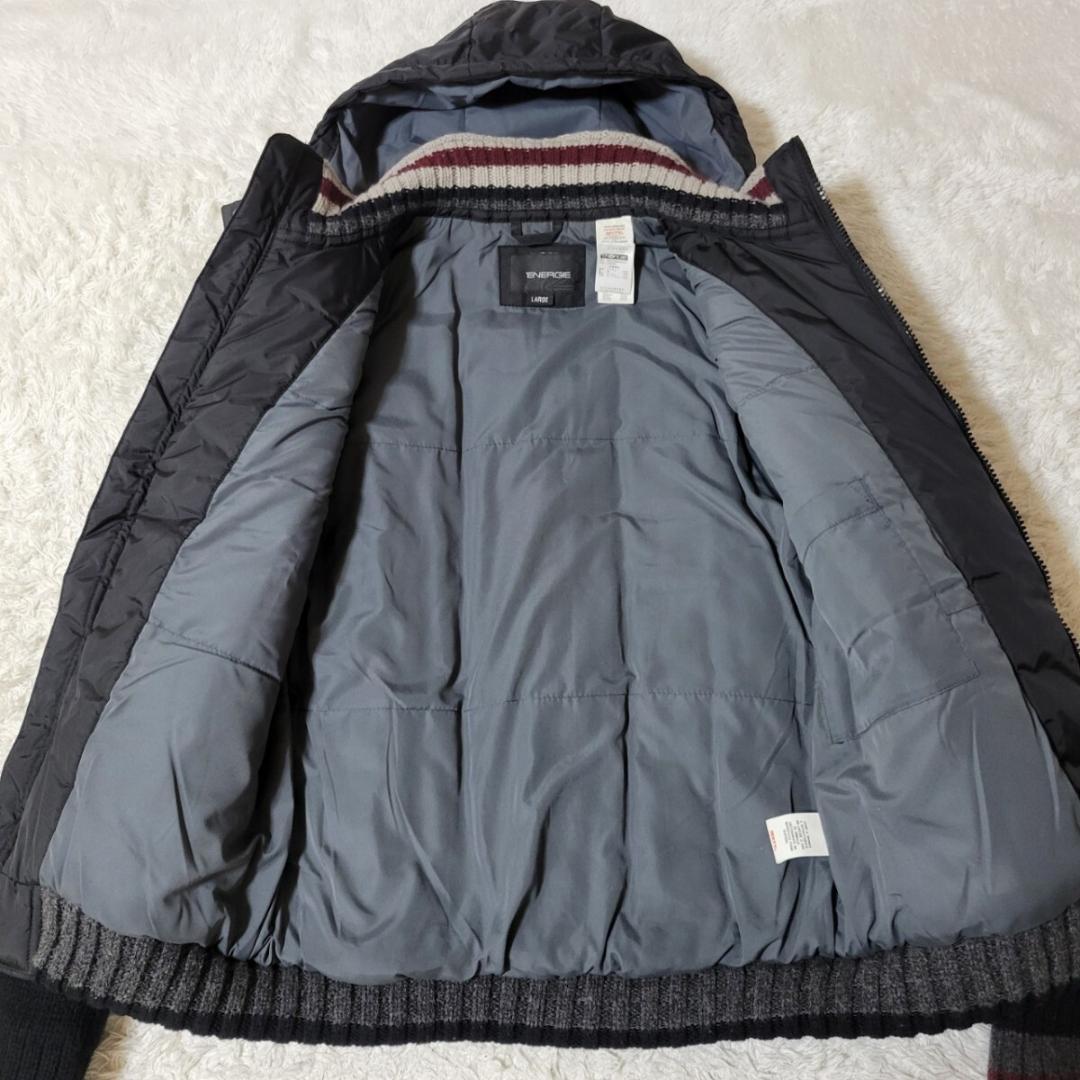 美品✨　エナジー　ドッキング　ニット　2way　ダウン　ベスト　ジャケット　L