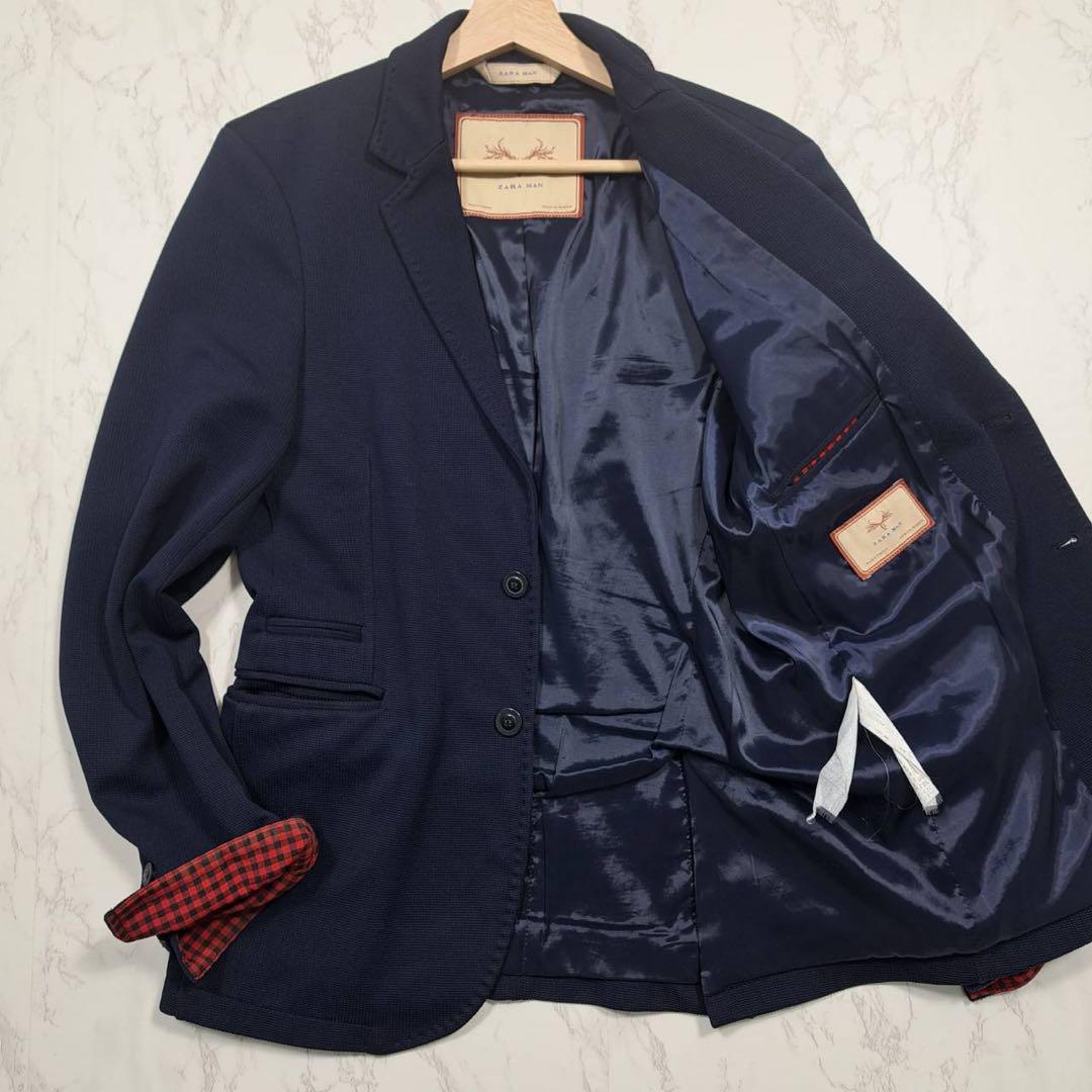 アンコン　ZARA MAN テーラードジャケット　ネイビー　Lサイズ 5,100円