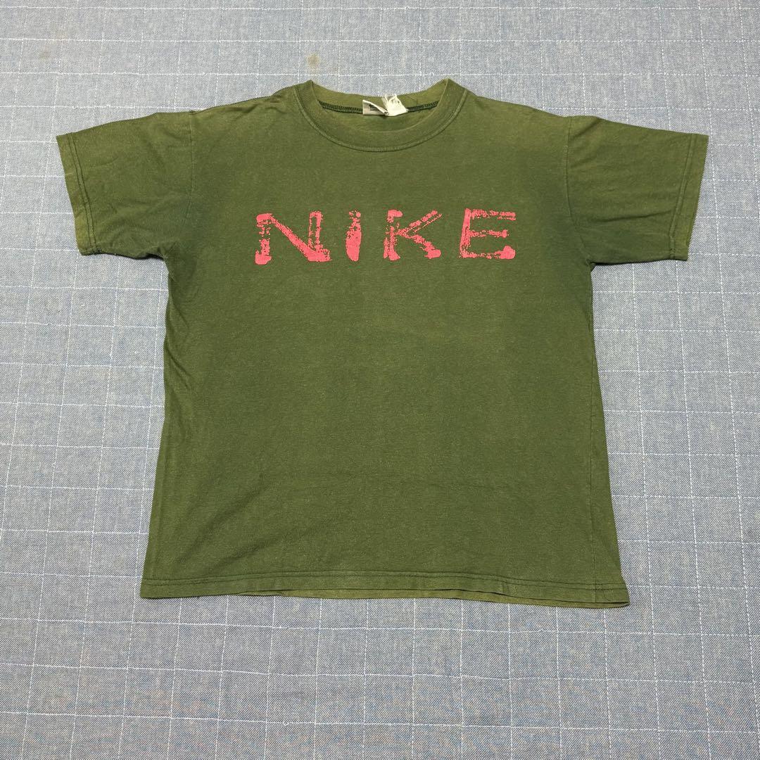 90s 銀タグ NIKE ナイキ Tシャツ ビッグロゴ スウォッシュ