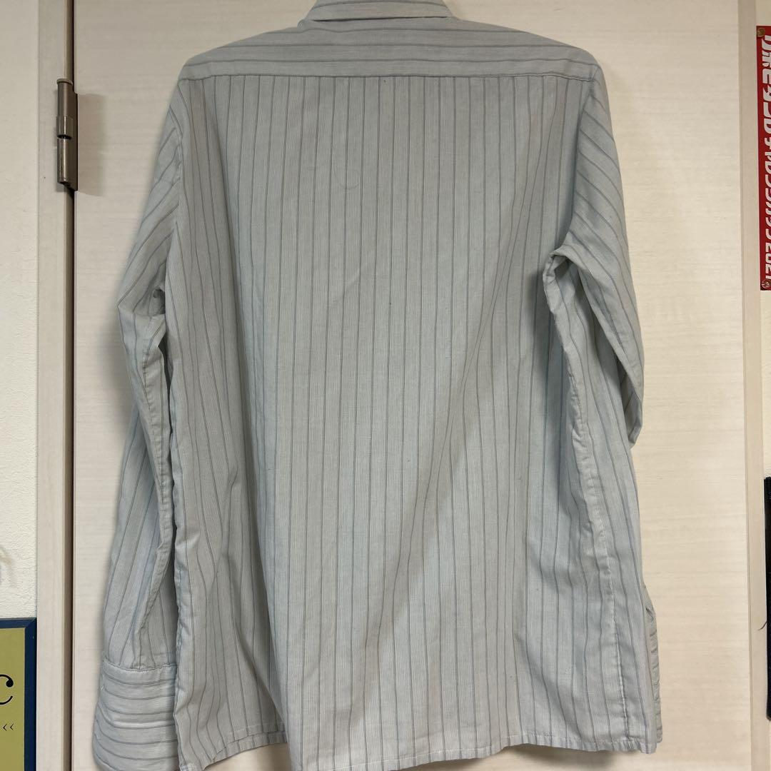 Made in  france ダブルカフスシャツ　70年代80年代