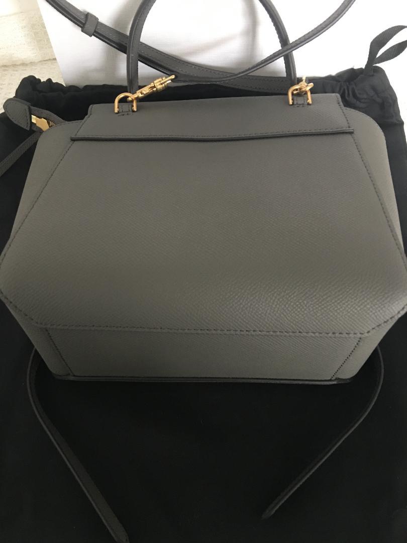 セリーヌ ピコ グレー×ゴールド金具 2WAY 美品