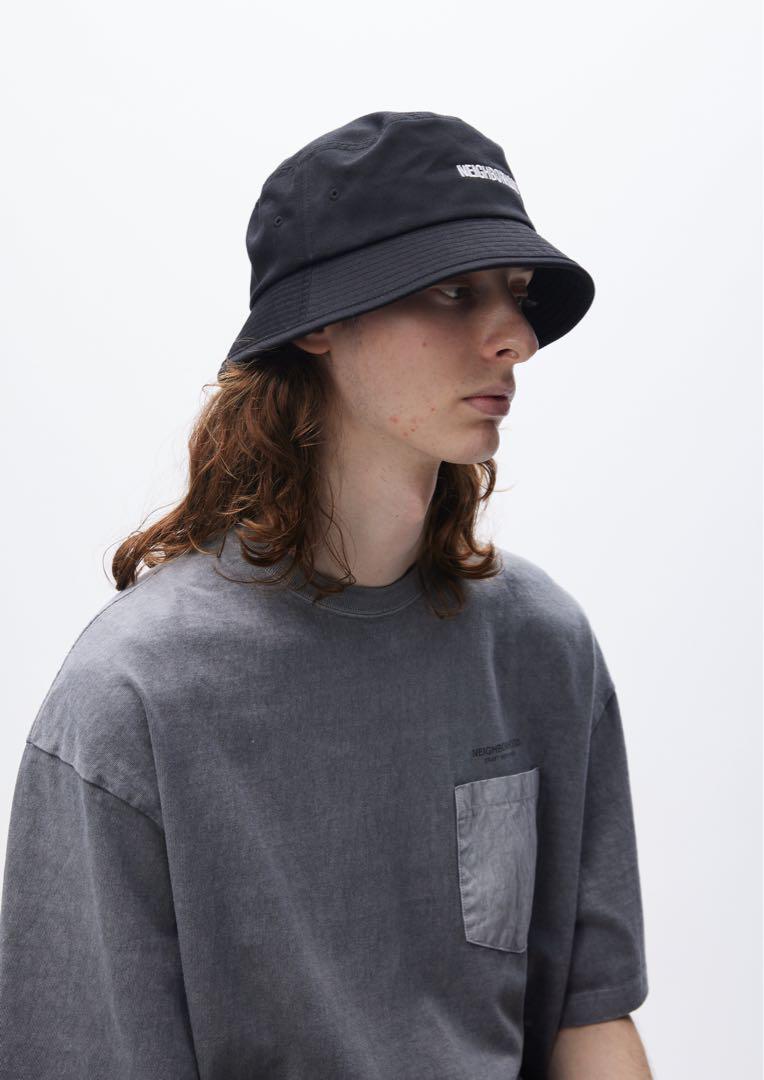 NEIGHBORHOOD バケットハット Mサイズ ブラック　ネイバーフッド新品