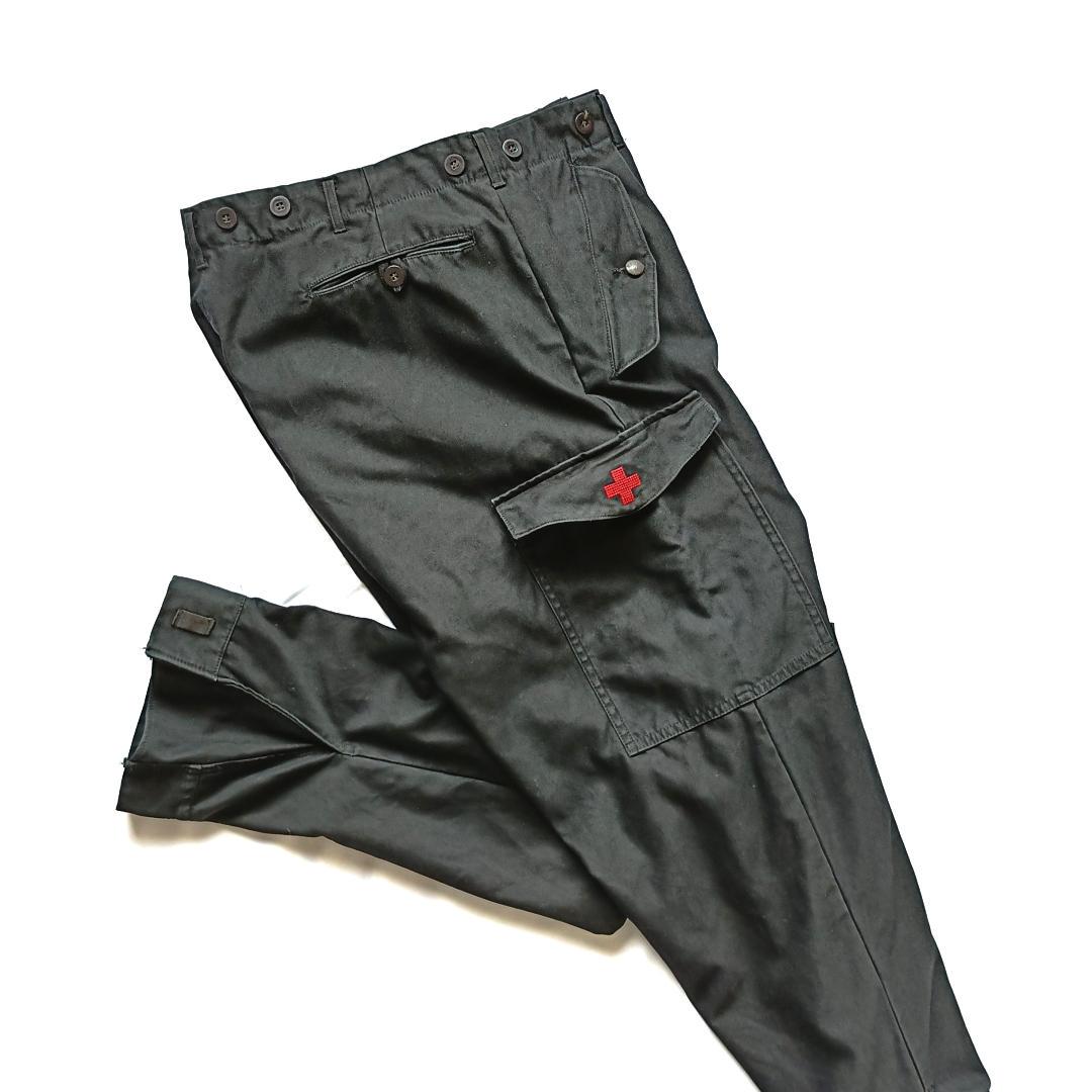 【MARC LE BIHAN】ミリタリーカーゴリメイク・サロペットパンツ