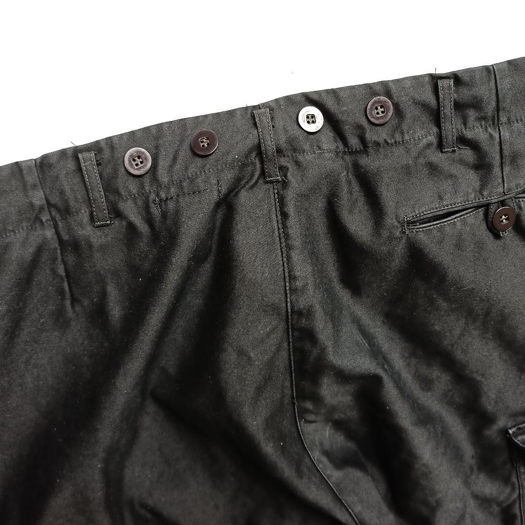 【MARC LE BIHAN】ミリタリーカーゴリメイク・サロペットパンツ