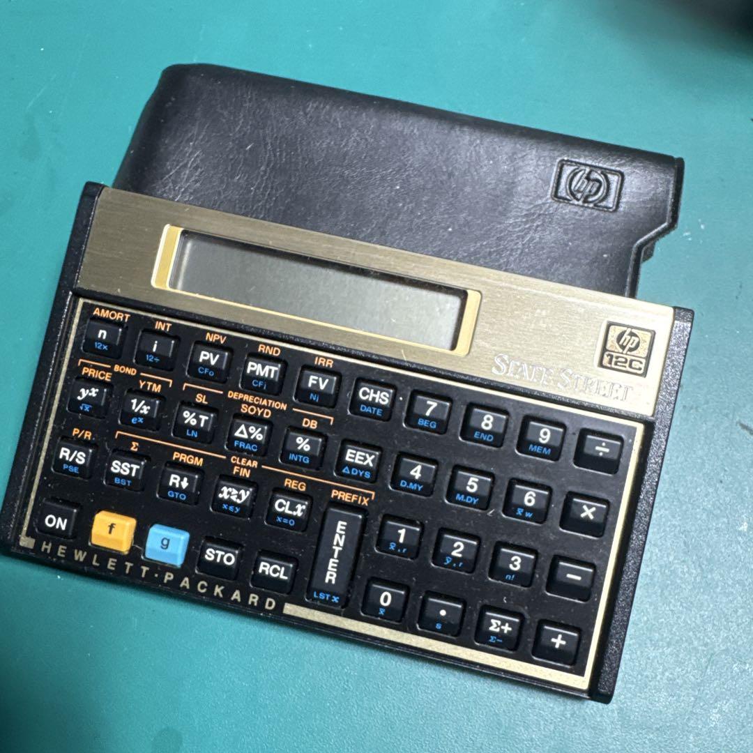 HP-12C 金融電卓 金色盤 HEWLETT PACKARD
