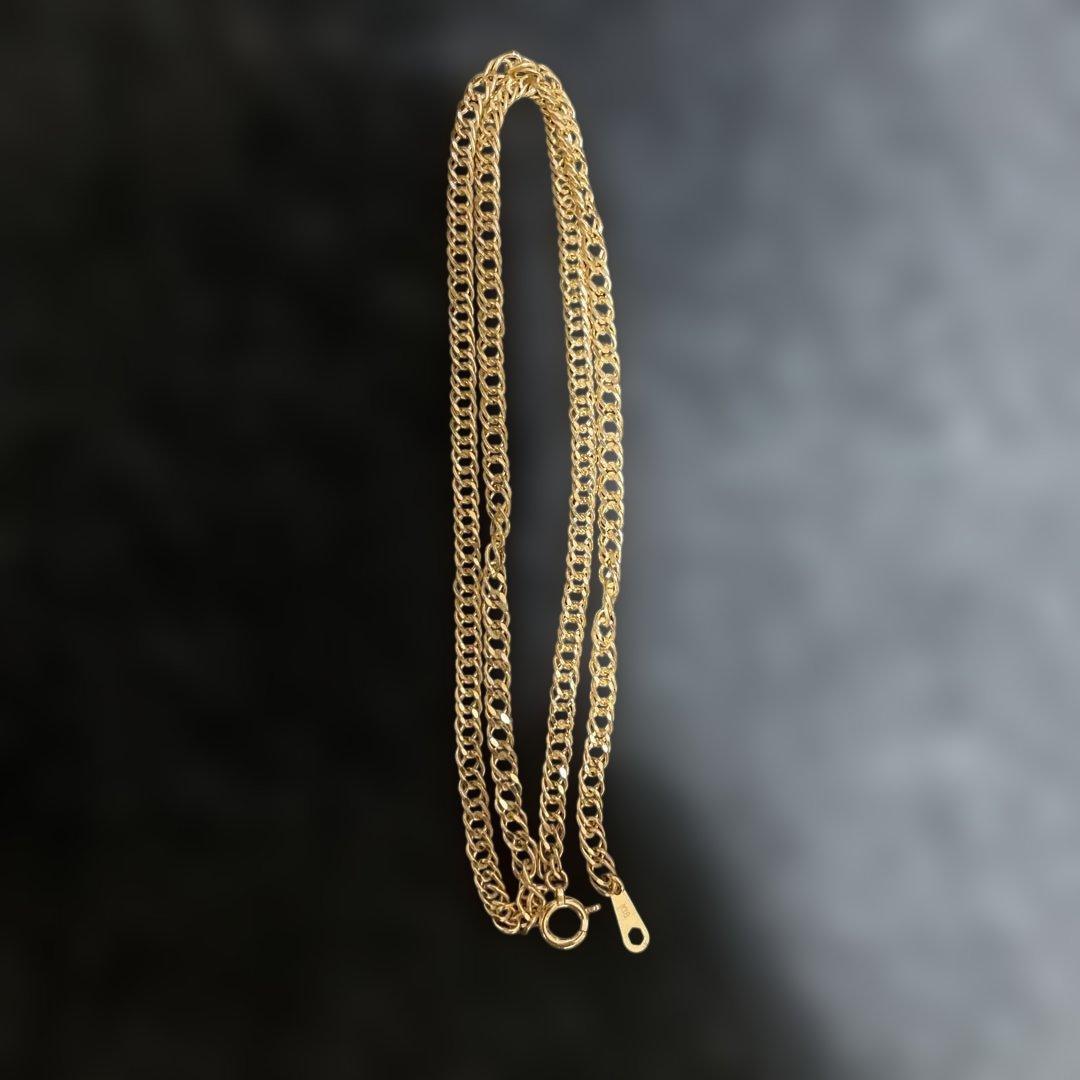 k18 ネックレス 2面喜平 38センチ