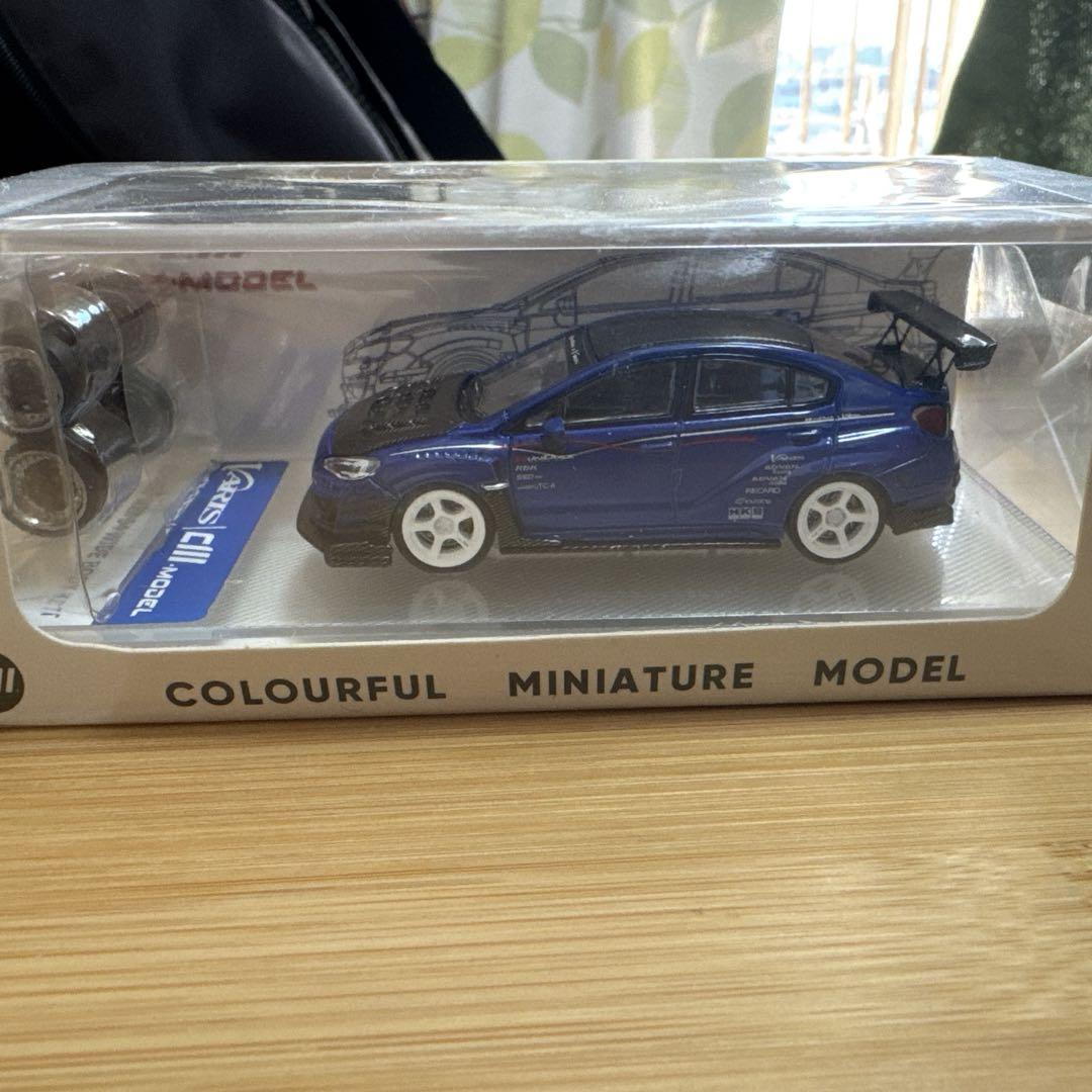 ミニカー subaru wrx sti 1/64