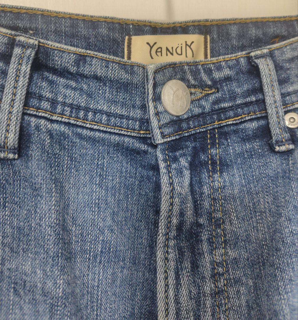 YANUK ルーズストレートJOAN 25 FVB デニムパンツ