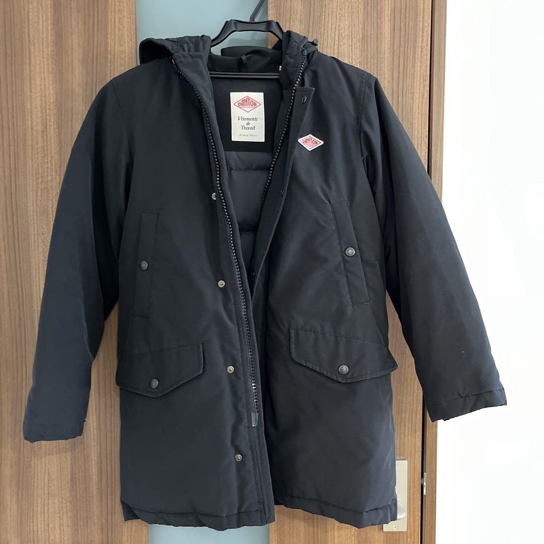 SALE！4000円OFF DANTON ブラック ダウンジャケット フード付き 期間限定セール中】DANTONダントンダウンダウンジャケットファー