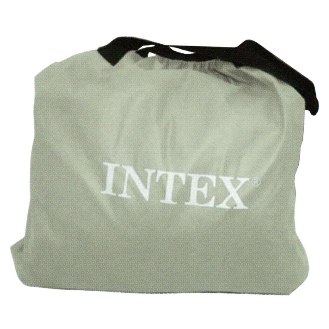 INTEX CPミッドライズエアーベッド ACポンプ付き ダブル U-67767