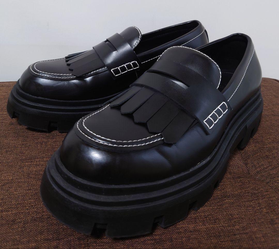ZARA ザラ Chunky Sole フリンジ チャンキー ローファー
