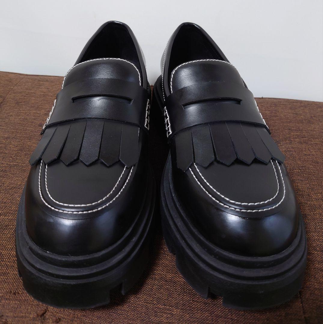ZARA ザラ Chunky Sole フリンジ チャンキー ローファー