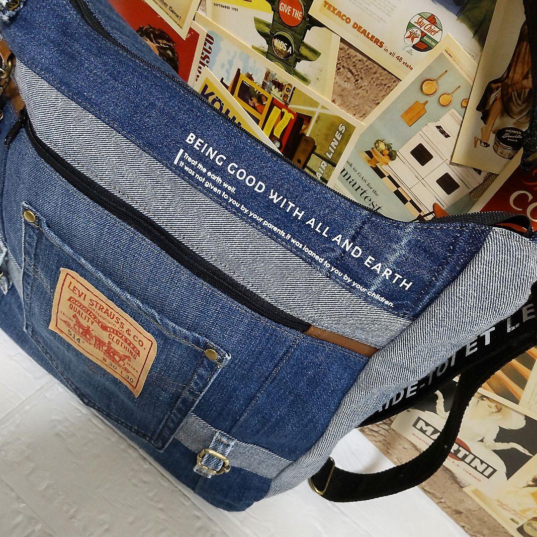 大人気 camelレザー✕リメイクデニム リュックにも出来る3wayバッグ mJ3FP-m24780937760 在庫あ定番