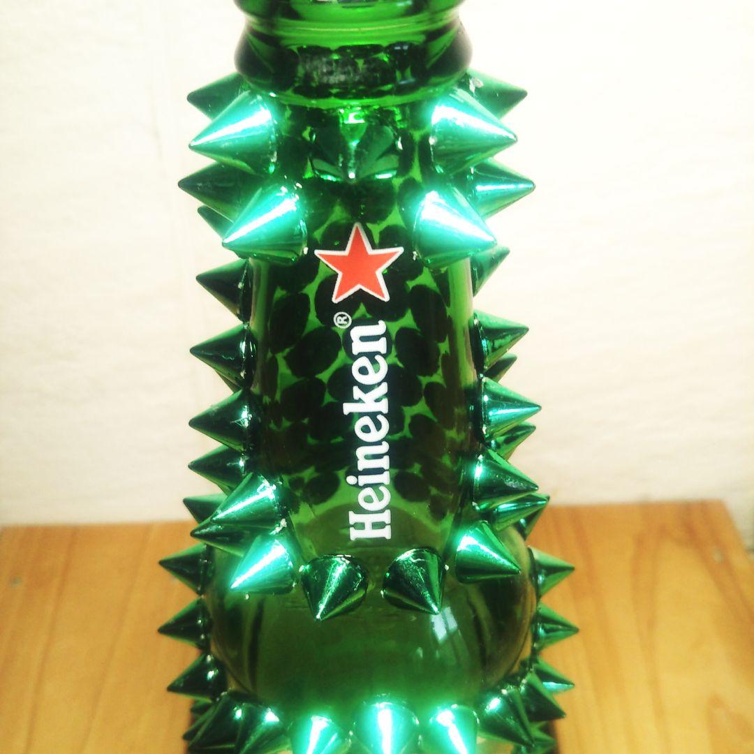 オシャレなインテリア♫一輪挿しに♫『Heineken』デザイン瓶