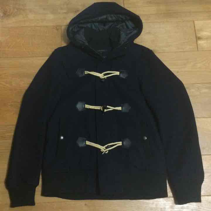 FIDELITY フィデリティ ダッフルコート チャオパニック ブラック 黒色 FIDELITY/フィデリティ MELTON LOOSE DUFFELE COAT ダッフル