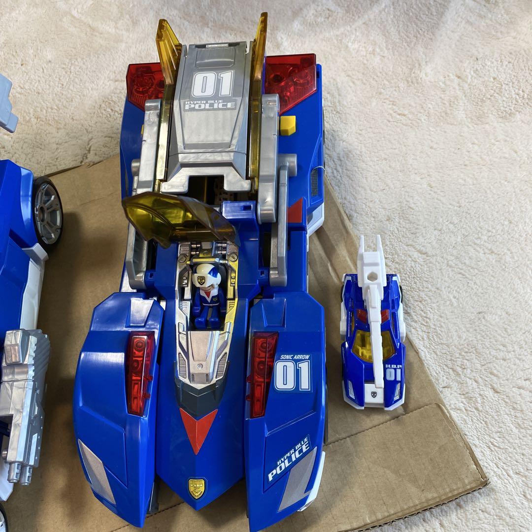ハイパーブルーポリス ソニックアロー&ソニックブレイカー DX 合体セット