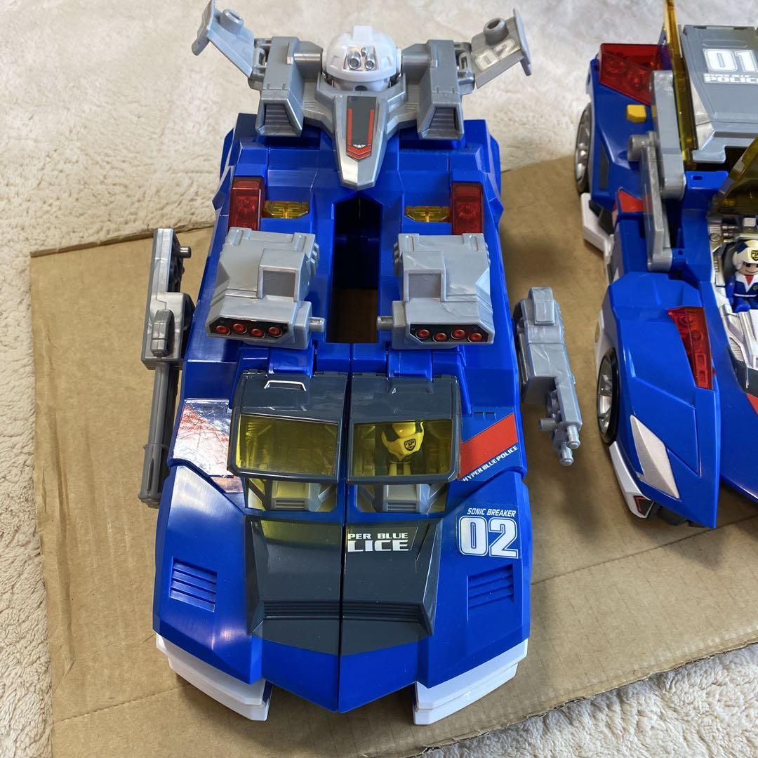 ハイパーブルーポリス ソニックアロー&ソニックブレイカー DX 合体セット
