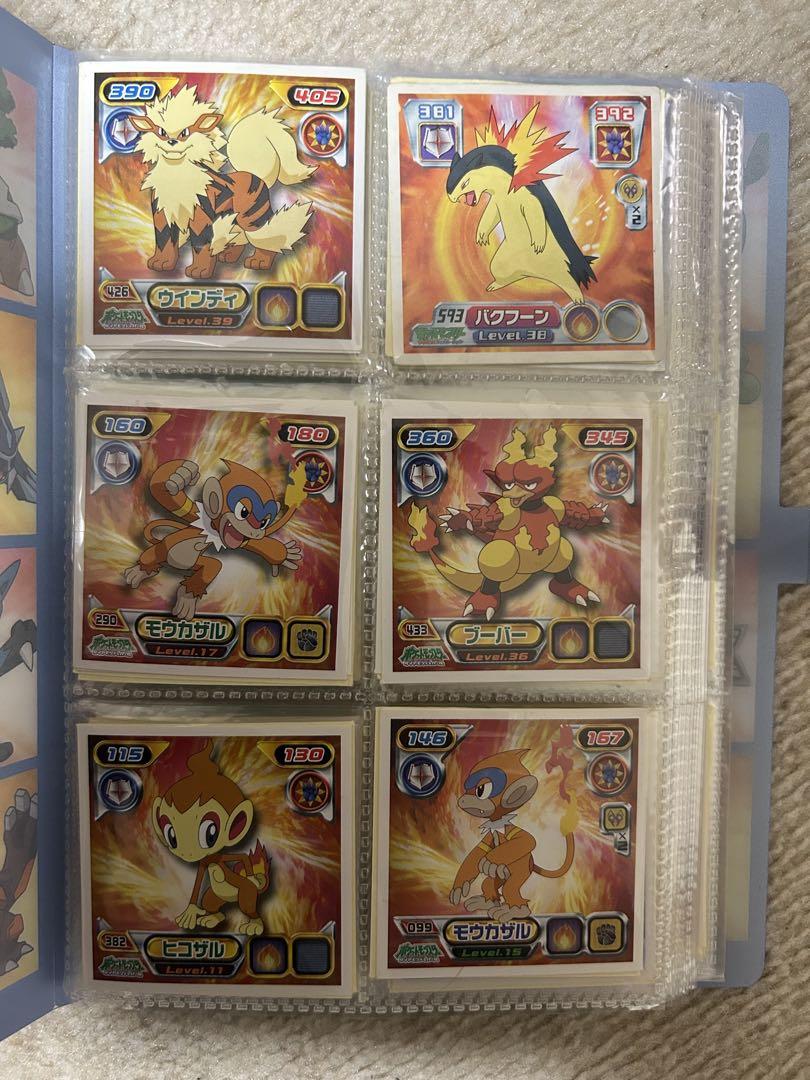 ポケモン シール烈伝196枚　 ファイルごと送ります　重複あり