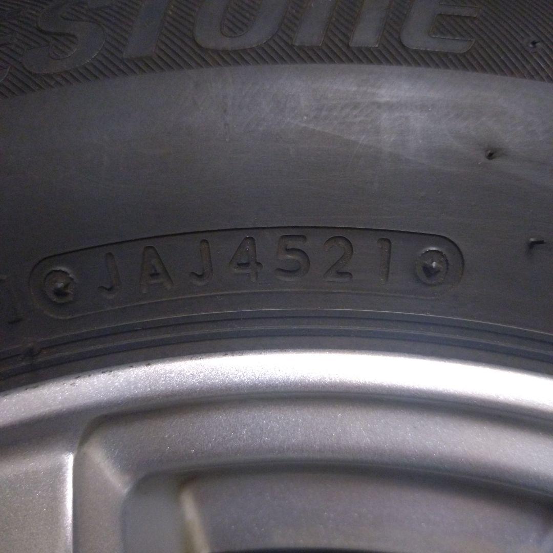 バリ溝!! BSスタッドレスホイール付4本セット145|80R13
