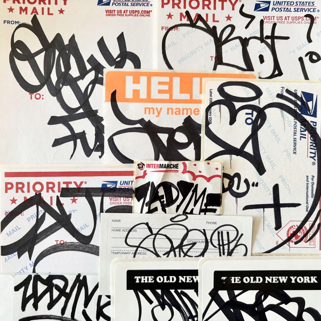 ① グラフィティー 手描きステッカー10枚セット graffiti