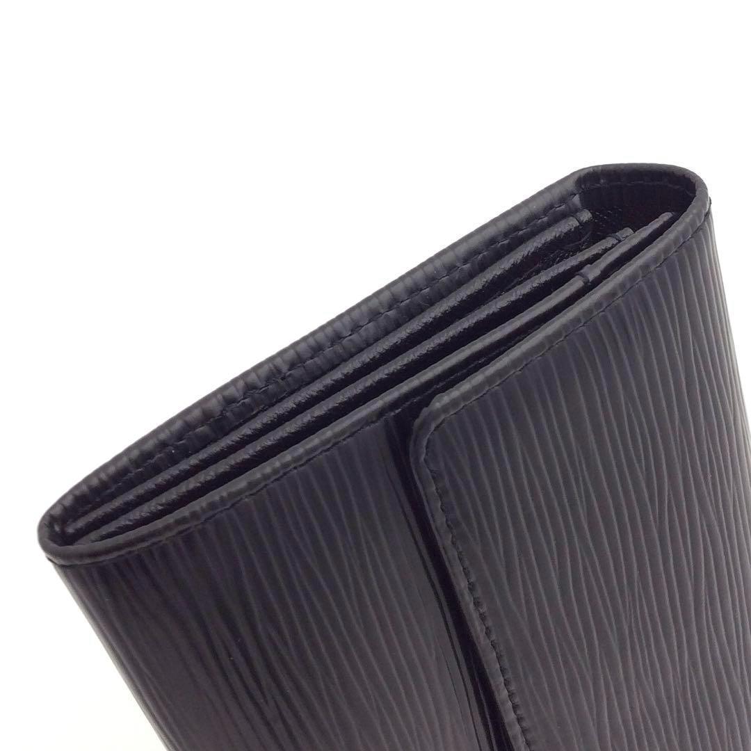 定番 極美品 ルイヴィトン エピ 黒 メンズ レディース 長財布 本物