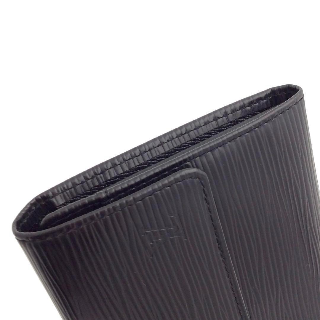 定番 極美品 ルイヴィトン エピ 黒 メンズ レディース 長財布 本物