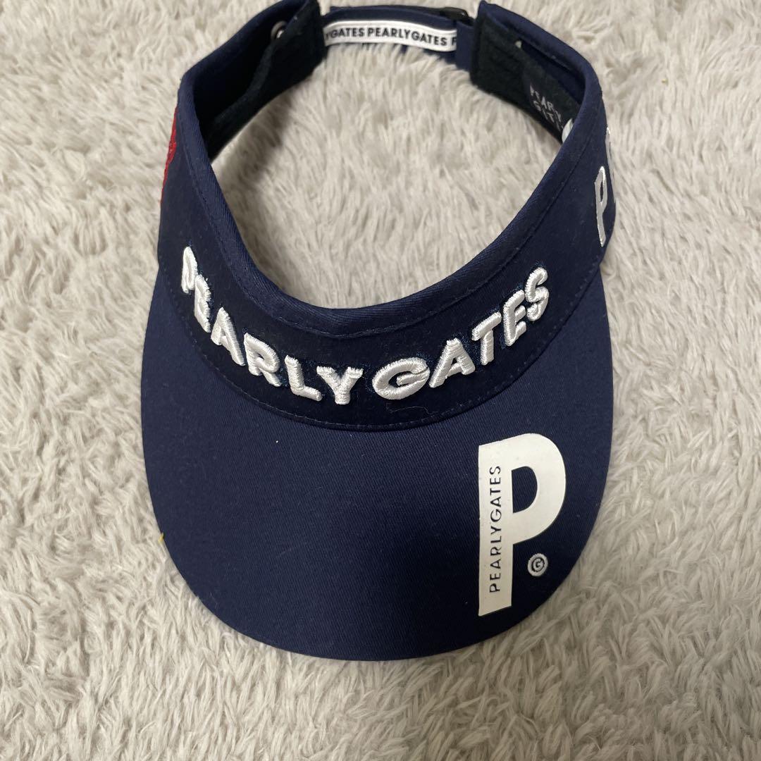 パーリーゲイツ★サンバイザー★ボア 中古 パーリーゲイツ PEARLY GATES サンバイザー フリー