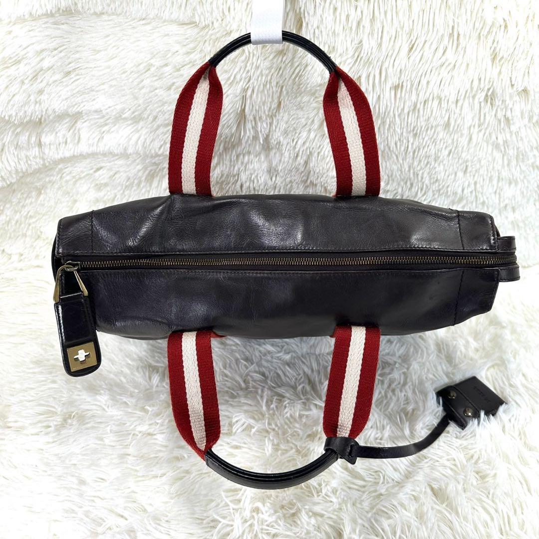 【美品】BALLY バリー ビジネスバッグ トレスポ　レザー 赤 971F