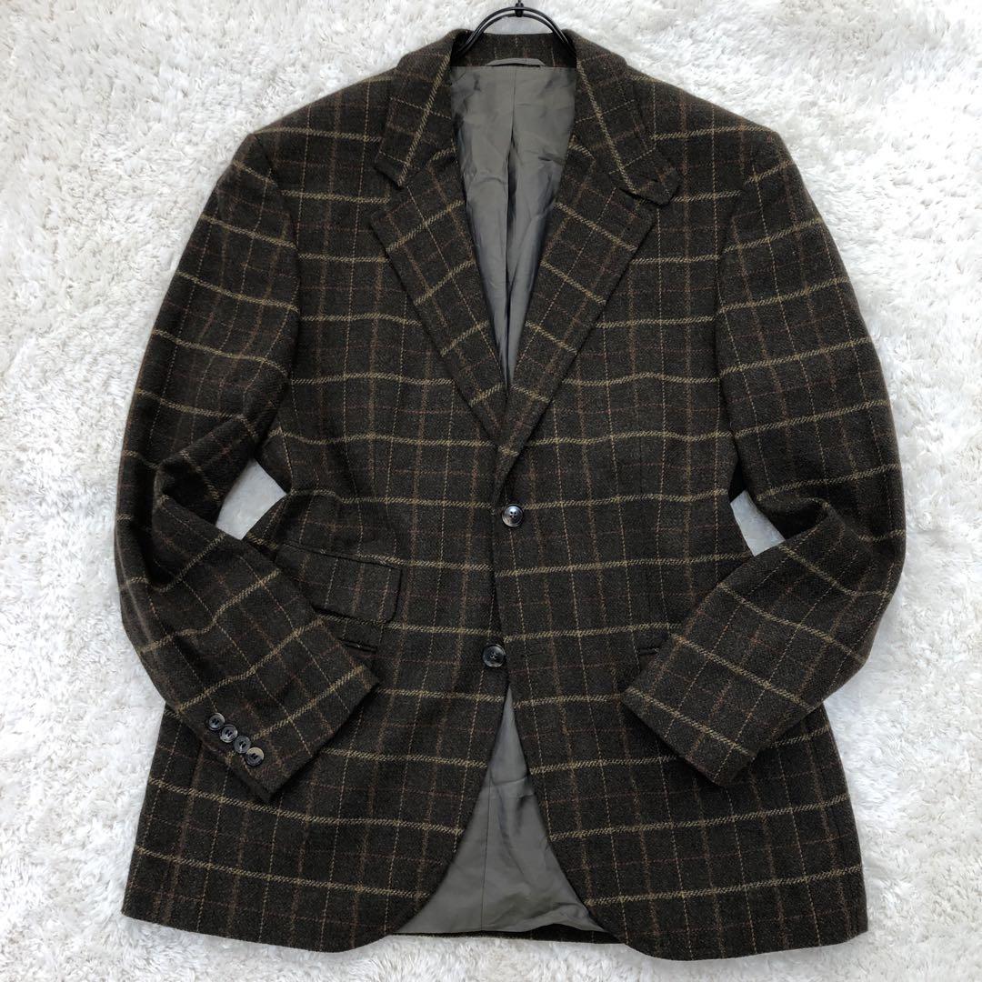 HUGO BOSS ヒューゴボス テーラードジャケット チェック ウール