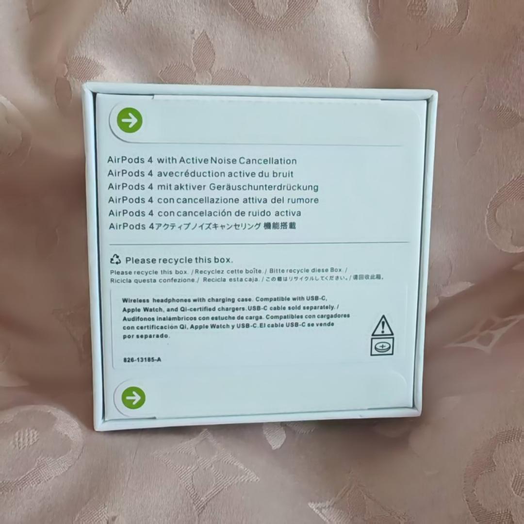 【新品/未開封】AirPods 4 アクティブノイズキャンセリング