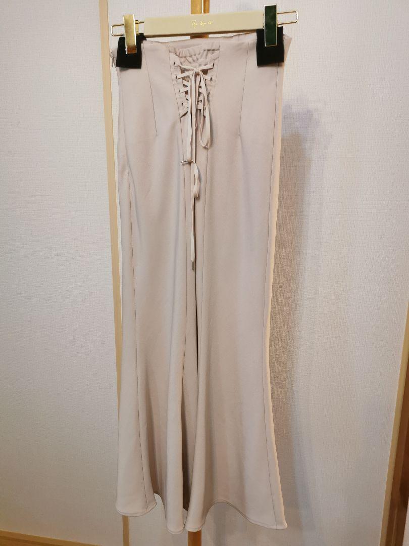定番人気 coco deal 後ろレースアップハイウエストスカート y1t7g-m24802159103 最新品