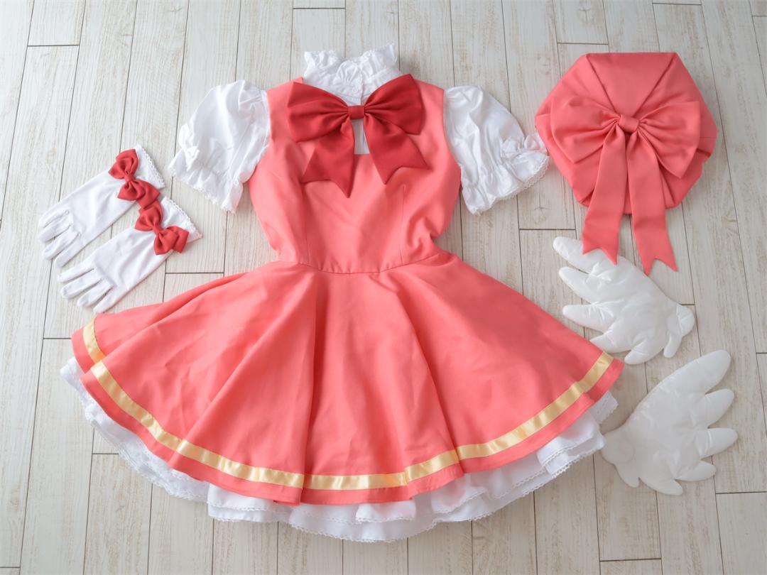 ACOS製CCさくら木之本桜初期OP衣装＋封印の杖（公式）コスプレS