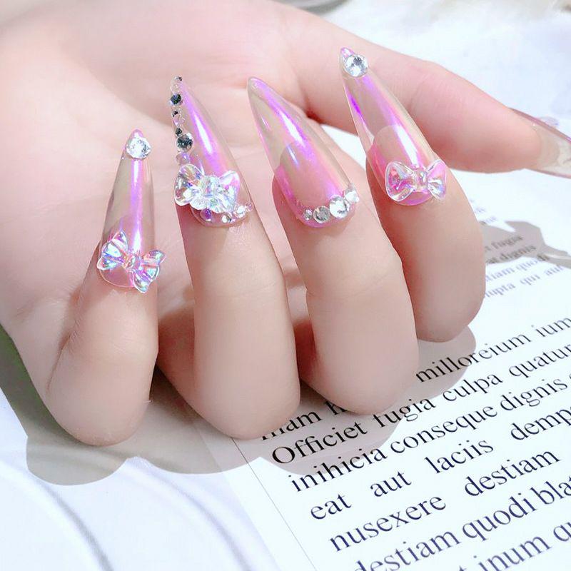 ネイルパーツ クリアオーロラバタフライ 10pcs ピンク 【64%OFF!】 ピンク ネイルパーツ クリアオーロラバタフライ 10pcs ピンク 【64%OFF!】 ピンク