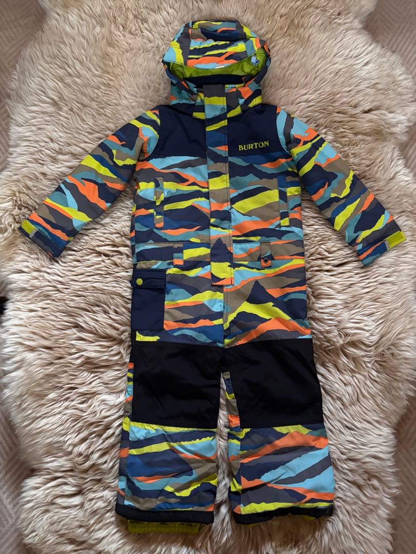 BURTON子供用 スキーウェア4T クリーニング撥水防汚加工済み110cm・BURTON