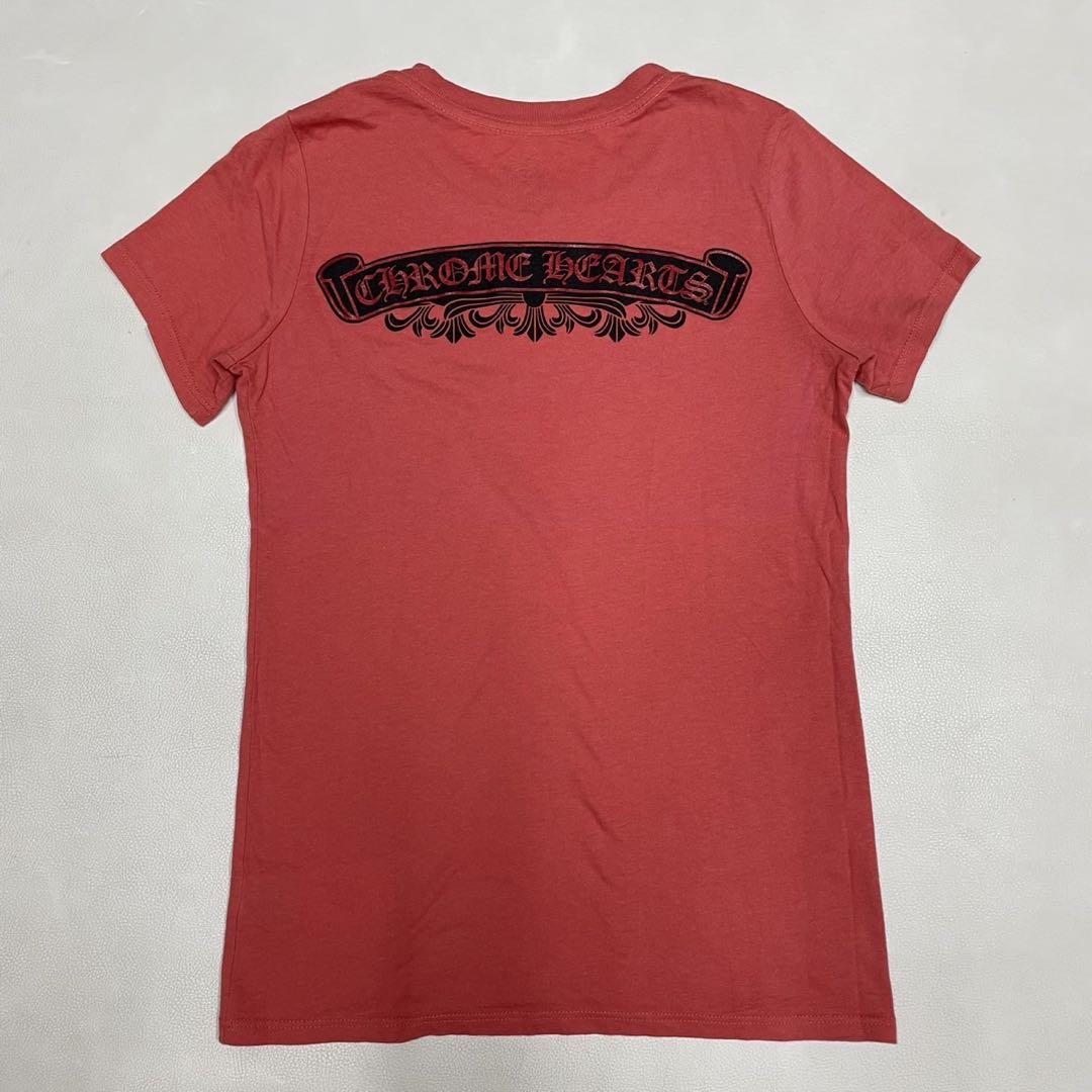 美品 CHROME HEARTS クロムハーツ ロゴ Tシャツ レディース
