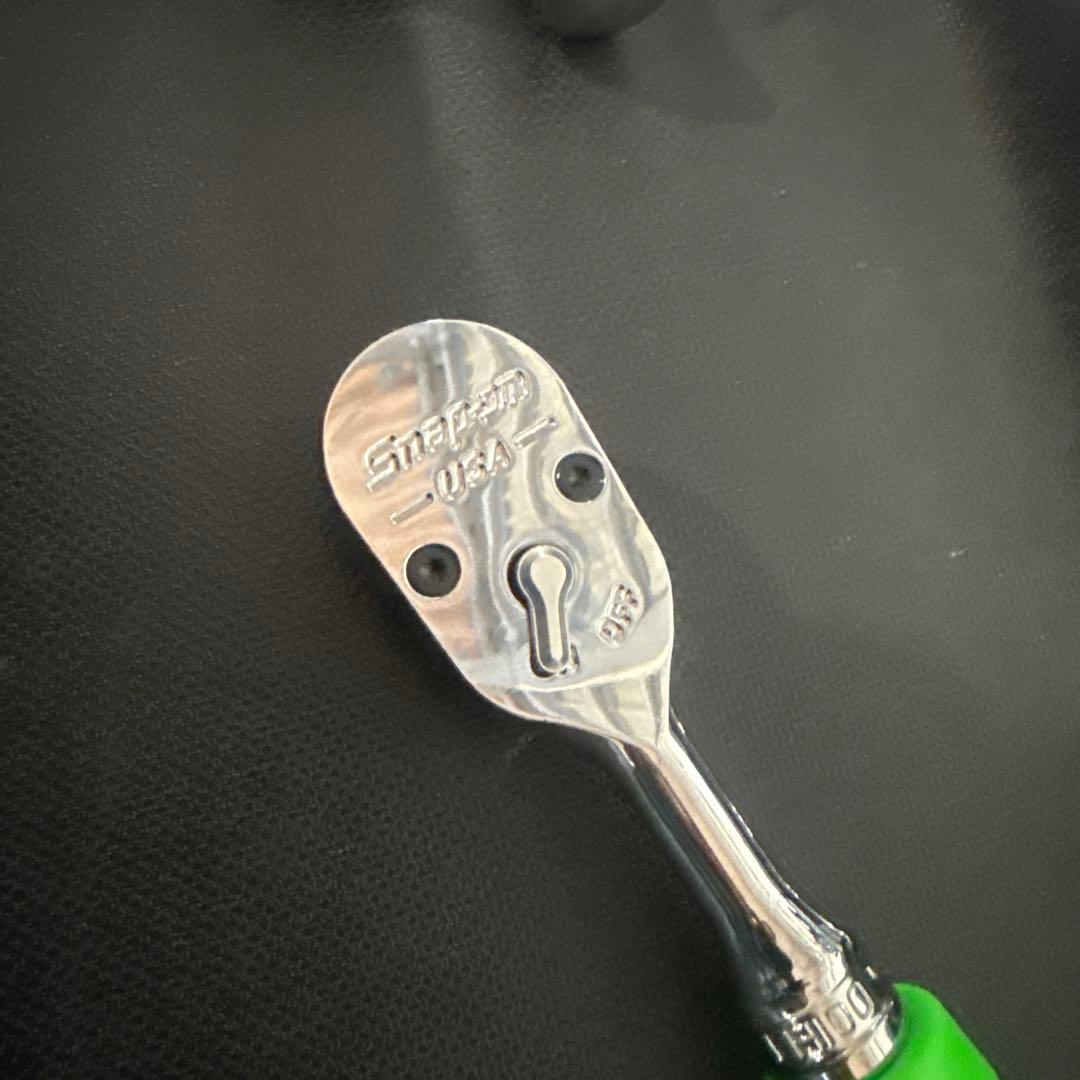 Snap-on ラチェットレンチ 3/8 FH100 グリーン 未使用