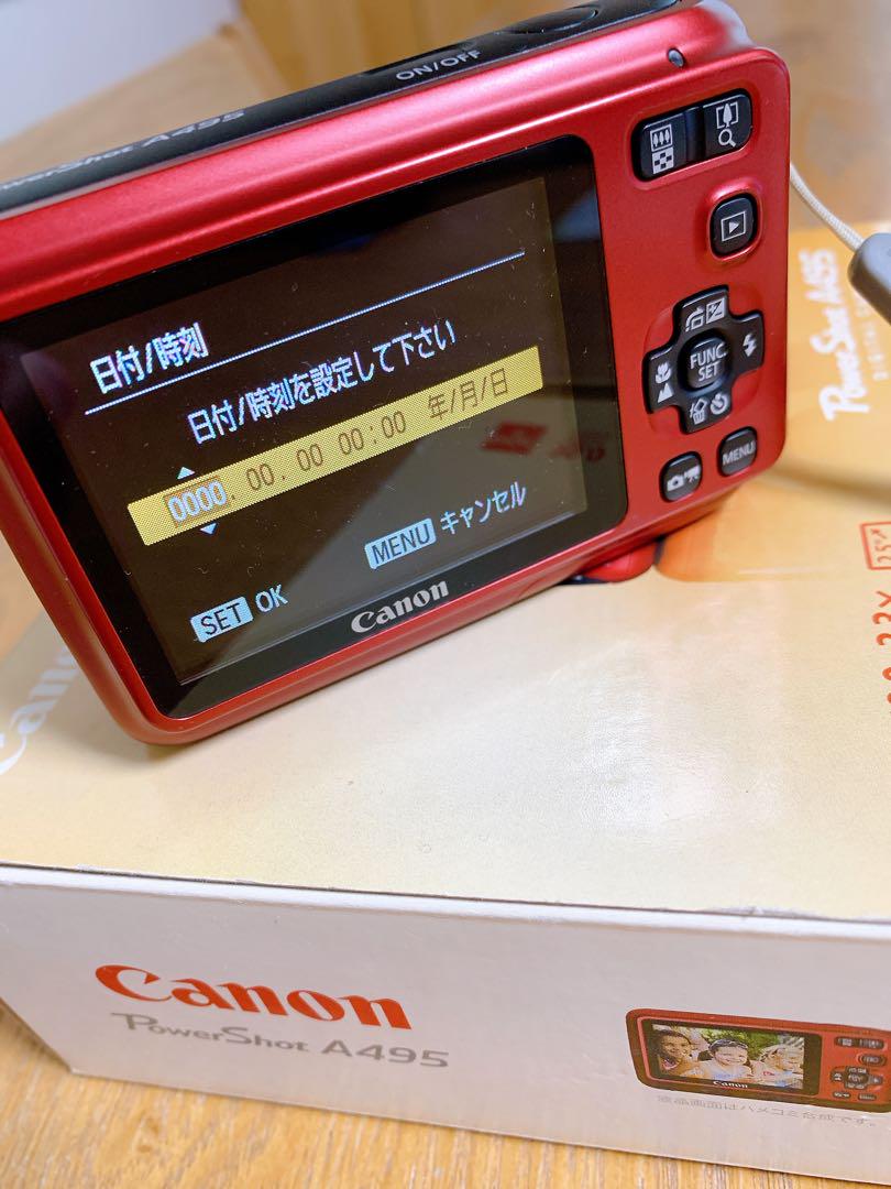 Canon PowerShot A495 レッド