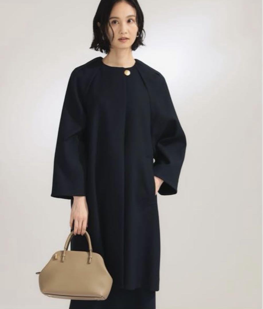 Demi-Luxe BEAMS【美品】フレアー ラグランスリーブ コート S